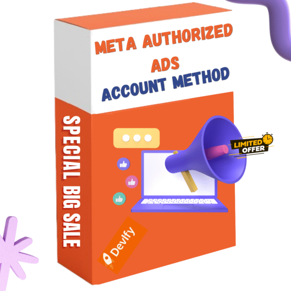 🚀 Meta Authorized Ads Account Method – মাত্র 90 টাকায়! এখন আর অ্যাড রিজেক্ট হবে না!